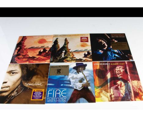 Jimi Hendrix 7" Singles, approximately nineteen singles including several RSD Releases and with titles including Mannish Boy,