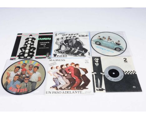 Madness 7" Singles plus, approximately twenty-five Madness Singles from various countries including Un Paso Adelante (Spain),