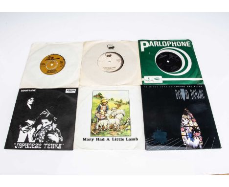 7" Singles, approximately two hundred singles of various genres with artists including John Lennon, Paul McCartney / Wings, G