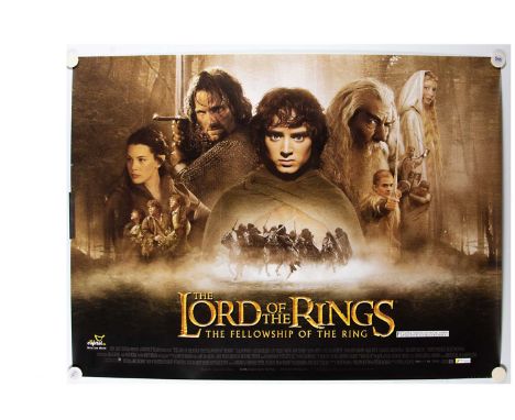 Lord of the Rings Quad Posters, three UK Quad Posters for the Epic Peter Jackson trilogy comprising Fellowship of the Ring (A