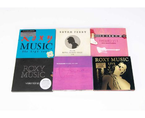 Roxy Music / Solo CDs, approximately seventy albums by Roxy Music and Solo Members with titles including Valentine, The High 