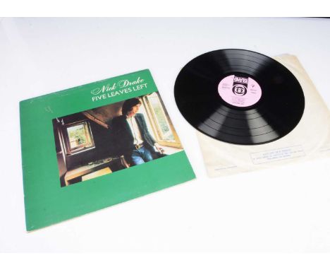 Nick Drake LP, Five Leaves Left LP - Original UK First Pressing Album released on Island 1969 (ILPS 9105) - Gatefold Ernest J