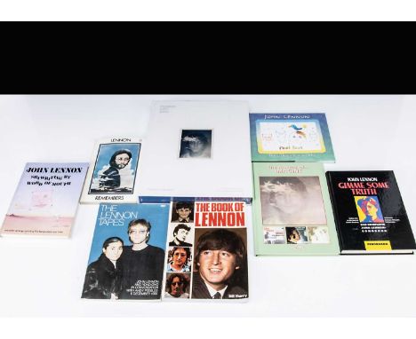 John Lennon Books, eighteen books (all hardbacks unless stated) including Skywriting By Word Of Mouth (first edition), Imagin