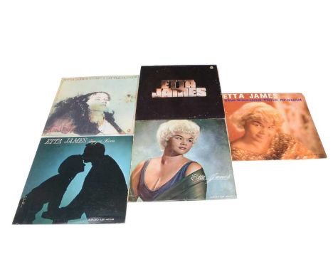 Etta James LPs, five USA Release albums comprising Etta James (Argo LP 4013 - Gold / Blue Labels VG/VG+), The Second Time Aro
