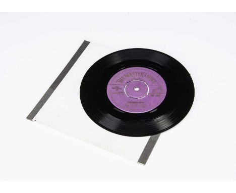 Elvis Presley 7"Single, Heartbreak Hotel b/w I Was The One 7" Single - Original UK release 1956 on HMV (7M 385) - Purple and 