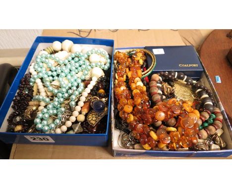 A 22ct gold band, gold stone set rings, silver items and a collection of vintage costume jewellery