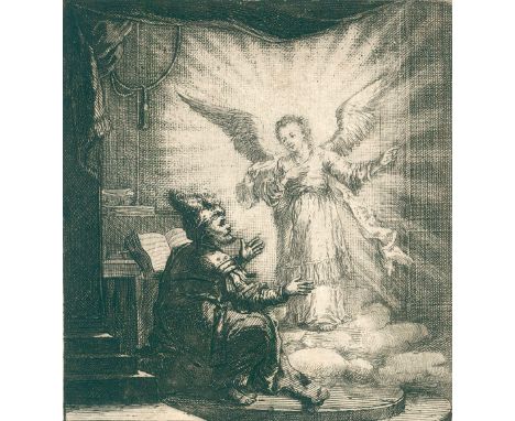 Nothnagel, Johann Andreas Benjamin: (1729 Buch - Frankfurt a.M. 1804). Der Engel erscheint dem Hauptmann Kornelius (Cornelius