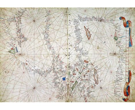 Maggiolo,V.: Der Seeatlas vom Jahre 1512. Hrsg. von G.Grosjean. Atlas u. Kommentar in 2 Bdn. Dietikon-Zürich, Urs Graf 1979. 