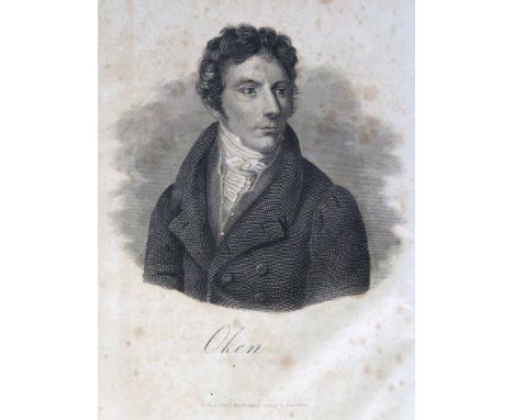 Oken,L.: Allgemeine Naturgeschichte für alle Stände. 7 in 12 Textbdn. Stgt., Hoffmann 1838 ff. Mit 1 Portrait-Front. Hldrbde.