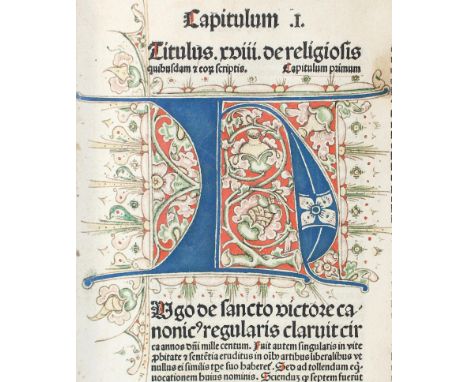 Antoninus Florentinus.: Chronicon. Bd. 3 (von 3). Nürnberg, Koberger, 31. VII. 1484. Fol. 11 (statt 14) nn., 256 num. Bl., 4 