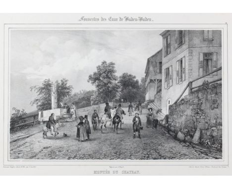 Jacottet,J.: Souvenirs des Eaux de Baden-Baden et des environs. Dessinés d'après nature... avec figures par A. Bayot. Paris, 