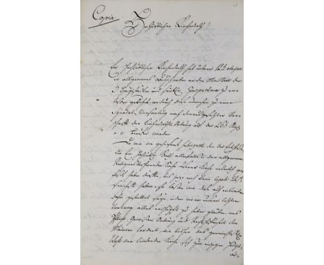 Wirtschaftsbuch: aus Rudolstadt und Umgebung 1790ff. Schm.Fol. 61 (9 w.) Bl. Läd. einf. Pbd.  Enthält auf 23 S. Haushaltsausg
