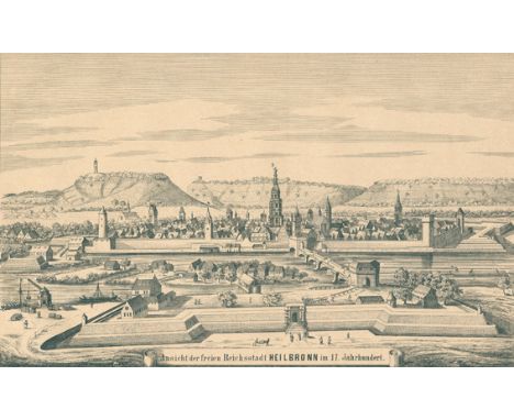 Rachel,L.: Illustrierter Atlas des Königreichs Württemberg für Schule und Haus. (2. Aufl.). Stgt., Rachel 1891. Qu.Fol. Mit F