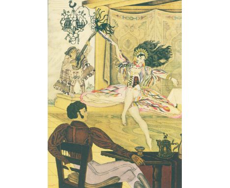 Hoffmann,(E.T.A.).: Contes. Traduits par P.Christian. Paris, Piazza (1932). 4°. Mit 38 Farbtaf. v. M.Laboccetta. 207 S., 1 Bl