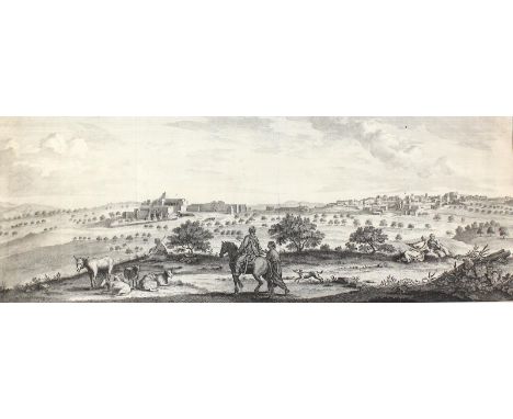 Döbler, Jiri Georg: (1788 Prag 1845). Ansicht von Bethlehem. Aus: Forbin, Auguste Comte de: Palästina oder das heilige Land (