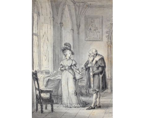 Konvolut.: 11 figürliche Darstellungen. Meist bürgerliche Szenen. Versch. Techniken u. Formate. 19./20. Jhdt.   R
