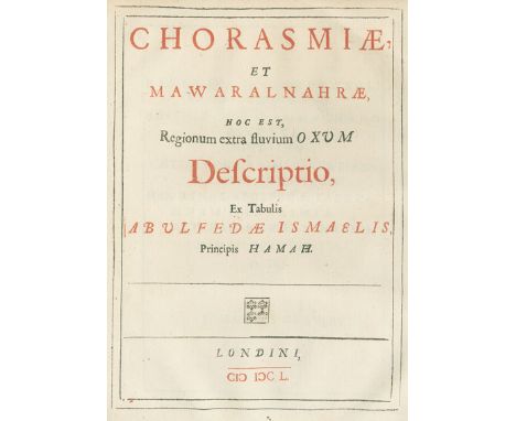Ulugh Beg.: Epochae celebriores, astronomis, historicis, chronologis Chataiorum, Syro-Graecorum, Arabum, Persarum, Chorasmior
