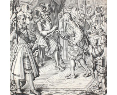 Amling, Karl Gustav von: (1650 Nürnberg - München 1703). Otto von Wittelsbach wird das Herzogtum Bayern durch Friedrich Barba
