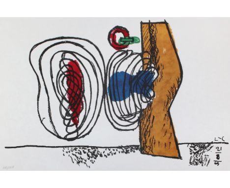 Le Corbusier, d.i. Charles-Édouard Jeanneret-Gris: (1887 La Chaux-de-Fonds - Roquebrune-Cap-Martin 1965). Les Huits. Farbllit