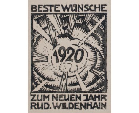 Wildenhain, Frans Rudolf: (1905 Leipzig - Rochester, New York 1980). 23 Holzschnitte, Lithographien u. 1 Radierung, tls. punk