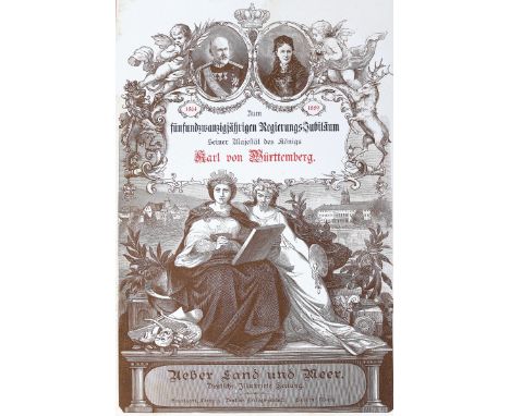 Sammlung: von 11 Schriften zu Württemberg, versch. Formate u. Einbde.  ╔Enthält u.a.:╗ Beschreibung des Oberamts Stuttgart, A