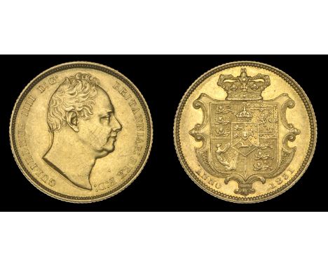 William IV (1830-1837), Sovereign, 1831, first bust, w.w. incuse without stops (M 16A; S 3829A). Some scratches on and around