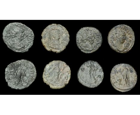 Roman Imperial Coinage, Carausius, Antoninianii (5), all uncertain mint, revs. Moneta standing left holding scales and cornuc
