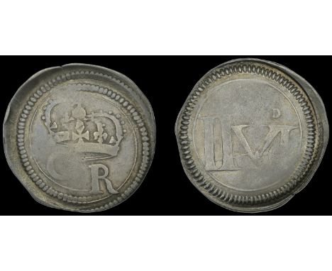 Ireland, Charles I, Ormonde Money, Halfcrown, trailing r breaks inner circle, 14.62g/8h (Bull C-9; S 6545; DF 292). Double-st