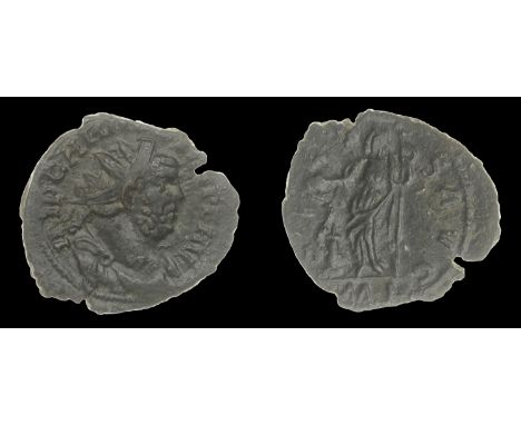 Roman Imperial Coinage, Carausius, Antoninianus, London, 287-8, radiate and draped bust right, rev. Salus standing left, feed