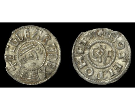 Kings of Wessex, Ecgberht (802-39), Penny, Dorob C Phase [III], Canterbury, Bosel, ecgberht rex around draped and diademed bu