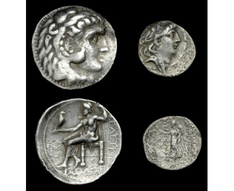 Greek Coinages, SELEUKID KINGS OF SYRIA, Seleukos I (312-280 BC), Tetradrachm, Seleucia-on-the-Tigris, 300-295, rev. Zeus sea