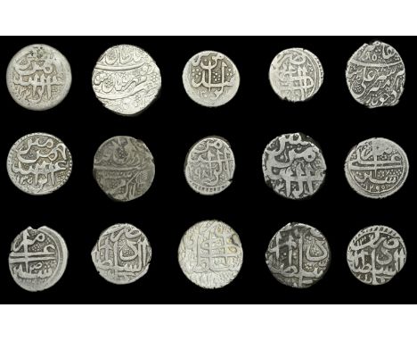 Barakzai, temp. Sultan Muhammad Tila’i, Rupee, Peshawar 1249h (A 3159; ICV 4007); Dost Muhammad (Second reign), Rupee, Dar al