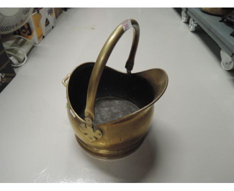 A brass coal helmet