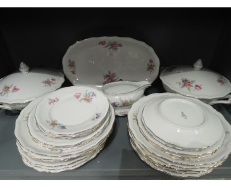 A vintage part dinner service by Baveria in the Windsor pattern