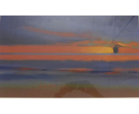 'Red' Limited Edition A.F. Watt coloured print, in a glazed frame, 82 x 61cm