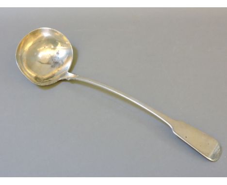 A Georgian silver punch ladle, Thomas and George Hayter, London 1827, 6.3oz