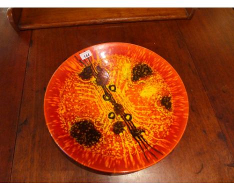 A Poole Pottery charger 'Venus' from the planets series to mark the alignment of the planets 5.5.2000 