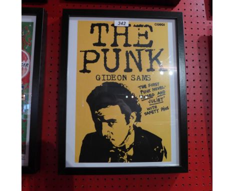 A framed art print 'The Punk Gideon Sams' 30cm x 40cm