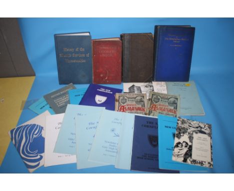 A SMALL COLLECTION OF VINTAGE BOOKS TO INCLUDE DUDLEY ALMANACS, 'HISTORY OF THE MASONIC PROVINCE OF WORCESTERSHIRE' ETC.