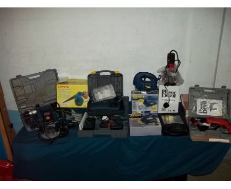 A SELECTION OF BOXED UNUSED POWER TOOLS