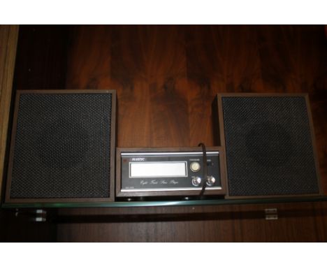 A VINTAGE MARTIC STEREO AND SPEAKERS