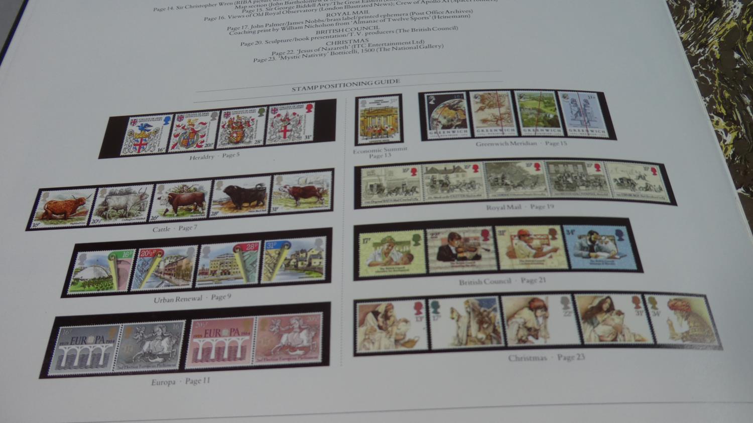 A Collection of Royal Mail 'Special' Stamp Books for 19841988