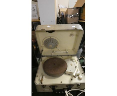 A Vintage Philips Portable Record Player 