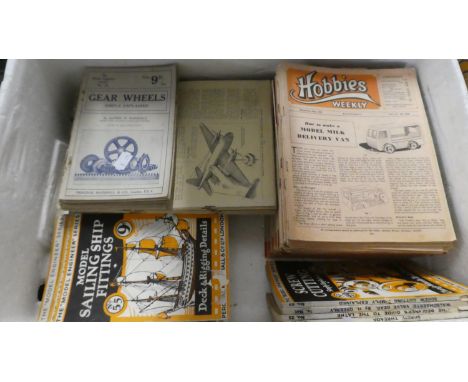 A Box Containing Model Engineer and Hobbies Weekly Magazines 