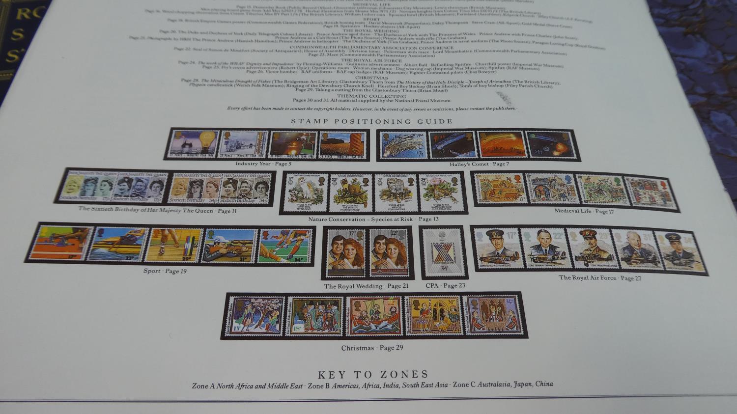 A Collection of Royal Mail 'Special' Stamp Books for 19841988