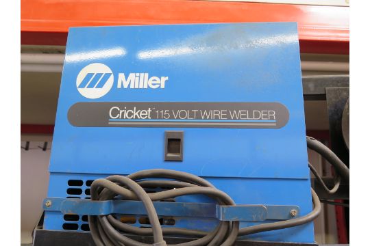 Miller Cricket 115 Volt Wire Welder S N Jj397760