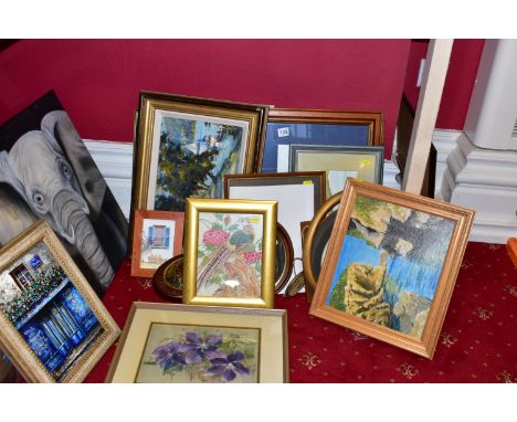 JOHN NEALE, 'Sailing Days Queenstown, New Zealand', oil on board, signed lower left, title verso, framed, size 23.5cm x 36cm,
