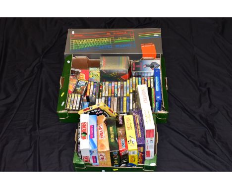 A BOXED SINCLAIR ZX SPECTRUM +2 VINTAGE COMPUTER with all packaging, power supply, a boxed Sinclair SJS1 Joystick, a boxed Si