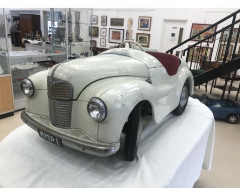 A rare 1940s/1950s Austin Junior Forty (J40) childs pedal car. Originally made is South Wales by disabled miners. With origin