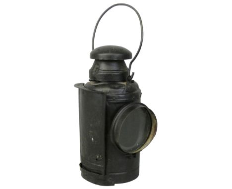 A Black headlamp, with applied numbering '45' to the side, height 38cm.